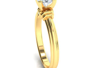 solitaire ring 3D Model