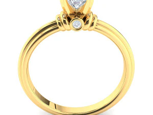 solitaire ring 3D Model