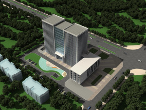 office building 3D 模型