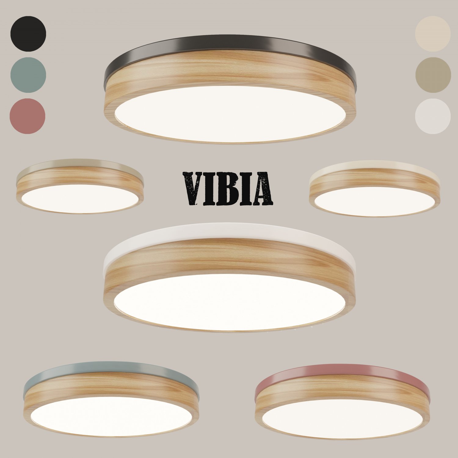 vibia-ceiling lamp vol 02 Modelados 3D in Lámpara de techo 3DExport