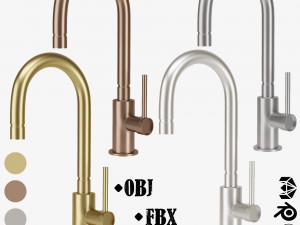 kohler-kitchen faucet vol 01 3D Модель