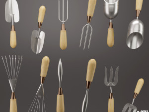 spearjackson-gardening tools vol 01 3D 模型