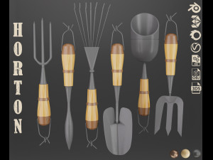 horton-gardening tools vol 02 3D 模型
