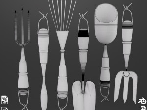 horton-gardening tools vol 02 3D 모델