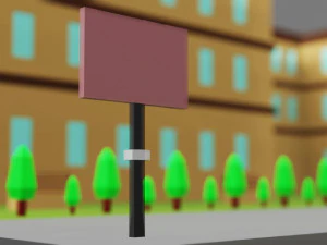 School lowpoly vol 01 3D Model
