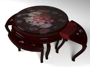 round table 3D Model