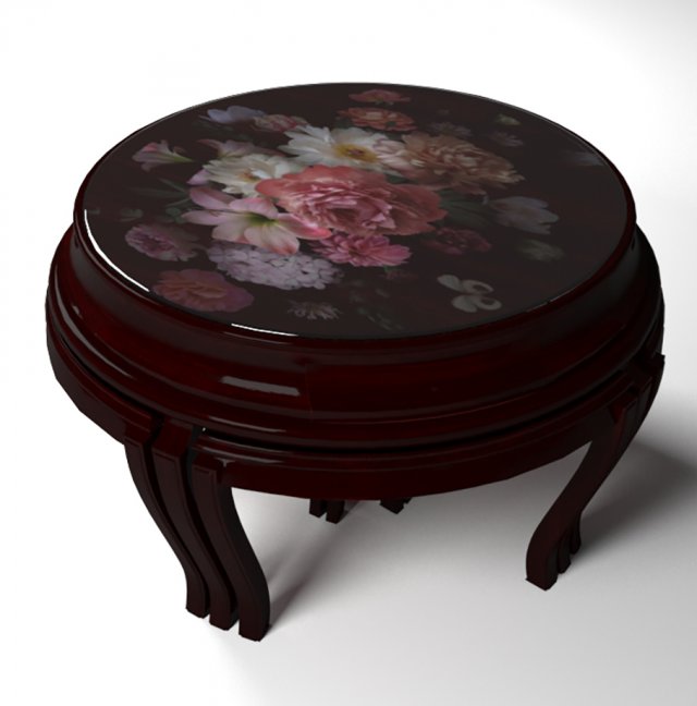 round table 3D-Modell .c4d .max .obj .3ds .fbx .stl .blend 