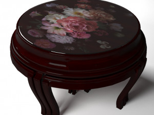 round table 3D 模型