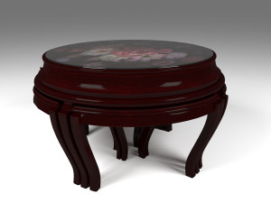 round table 3D-Modell