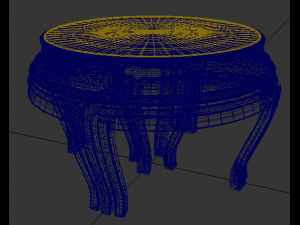 round table 3D-Modell