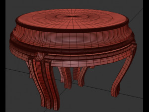 round table 3D-Modell