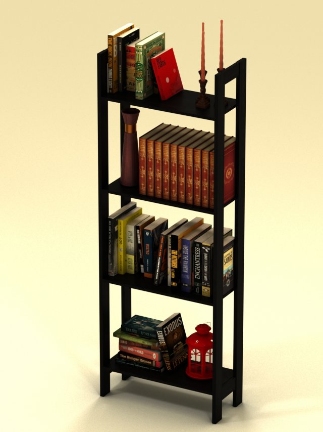 bookshelves 3D मॉडल .c4d .max .obj .3ds .fbx .stl .blend 