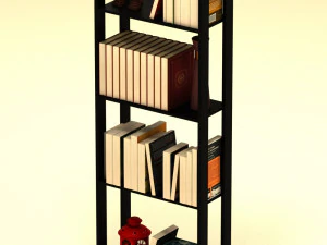 книжные полки 3D Модель
