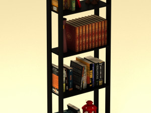 bookshelves 3D मॉडल