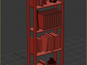 bookshelves 3D मॉडल