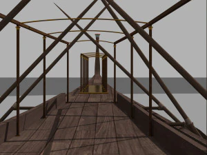 PharaonicSunBoat 3D Model