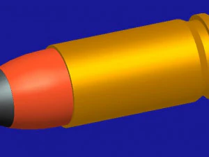 弾薬9パラTM 3Dプリントモデル