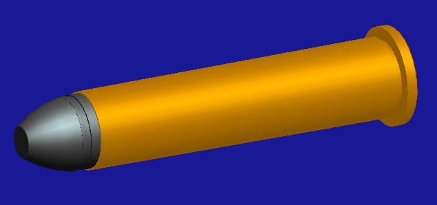 ammunition 45-70govt Model Cetak 3D .c4d .max .obj .3ds .fbx .stl .blend