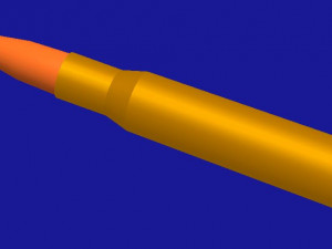ammunition 50bmg Modello di stampa 3D