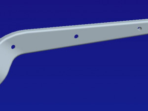 hd fender strut left 3Dプリントモデル