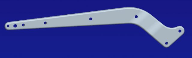 hd fender strut right Model do druku 3D .c4d .max .obj .3ds .fbx .stl .blend 