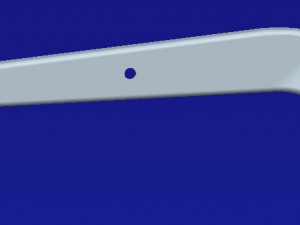 hd fender strut right 3Dプリントモデル