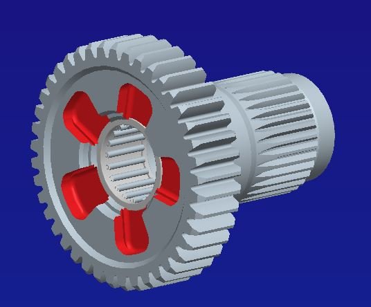 hd gear 3D 프린트 모델 .c4d .max .obj .3ds .fbx .stl .blend 