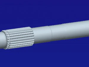 HD 메인 샤프트 3D 프린트 모델