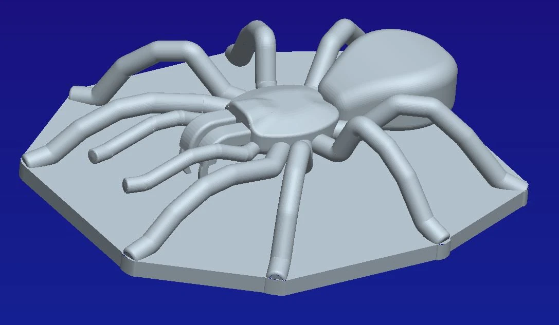 spider 3D Print Model .c4d .max .obj .3ds .fbx .stl .blend