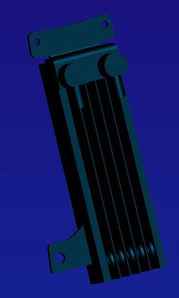 hd oil cooler 3D Print Model .c4d .max .obj .3ds .fbx .stl .blend 