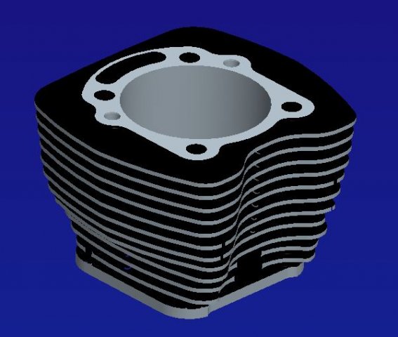 harley cylinder2 1449cui 3D-Druckmodell .c4d .max .obj .3ds .fbx .stl .blend 