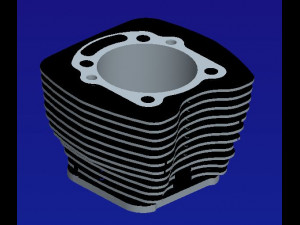 harley cylinder2 1449cui Modelo de Impressão 3D