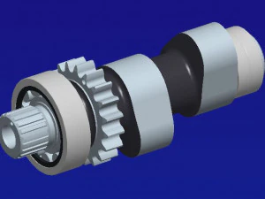 harley camshaft2 -1449cui Model Cetak 3D