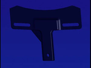 harley support licence plate 3D Print Model