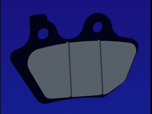 harley brake pad front1 3Dプリントモデル
