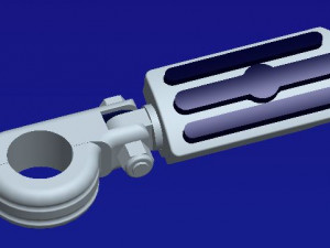 harley foodstand right side billet alu Modelo de Impressão 3D
