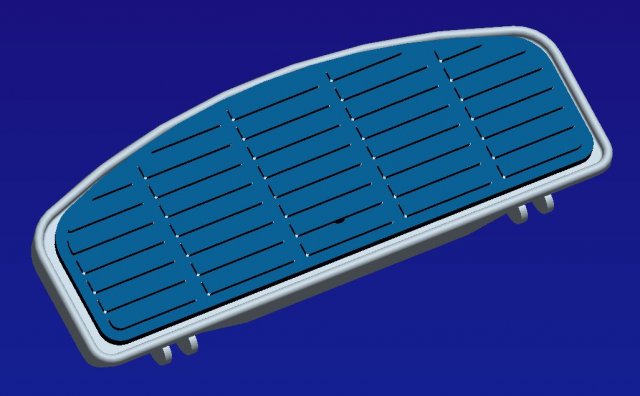 harley step board 3D 打印模型 .c4d .max .obj .3ds .fbx .stl .blend 