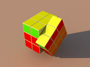 rubiks cube 3Dプリントモデル