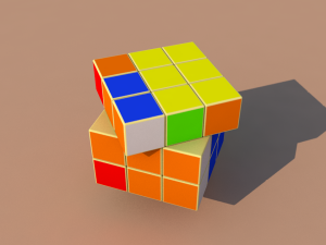rubiks cube 3Dプリントモデル