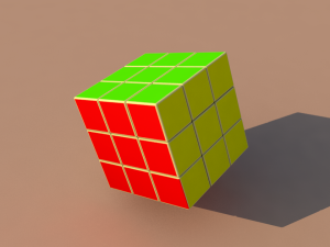 rubiks cube 3Dプリントモデル