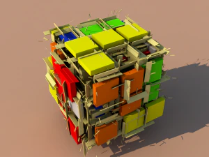 rubiks cube 3D Print Model
