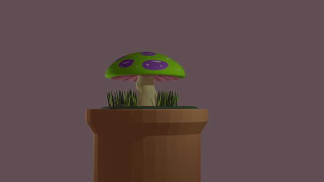 mushroom 3D Modell .c4d .max .obj .3ds .fbx .stl .blend 
