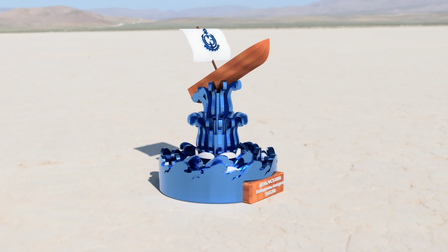 goblet ship 3D Model .c4d .max .obj .3ds .fbx .stl .blend