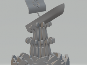 goblet ship 3Dモデル