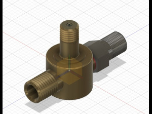 threaded connection according to drawing 3D Model