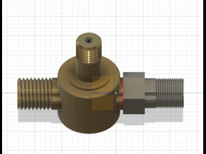 threaded connection according to drawing 3D Model