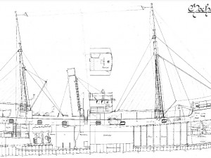 Trawler Seeback Modelo 3D
