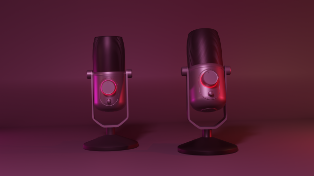 Microphone Thronmax 3D Model .c4d .max .obj .3ds .fbx .stl .blend 