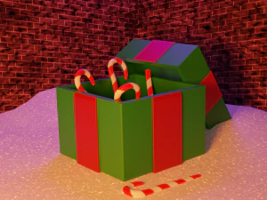 Um presente de Natal Modelo 3D
