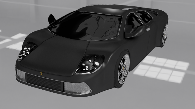 lamborgini 3D Модель .c4d .max .obj .3ds .fbx .stl .blend 